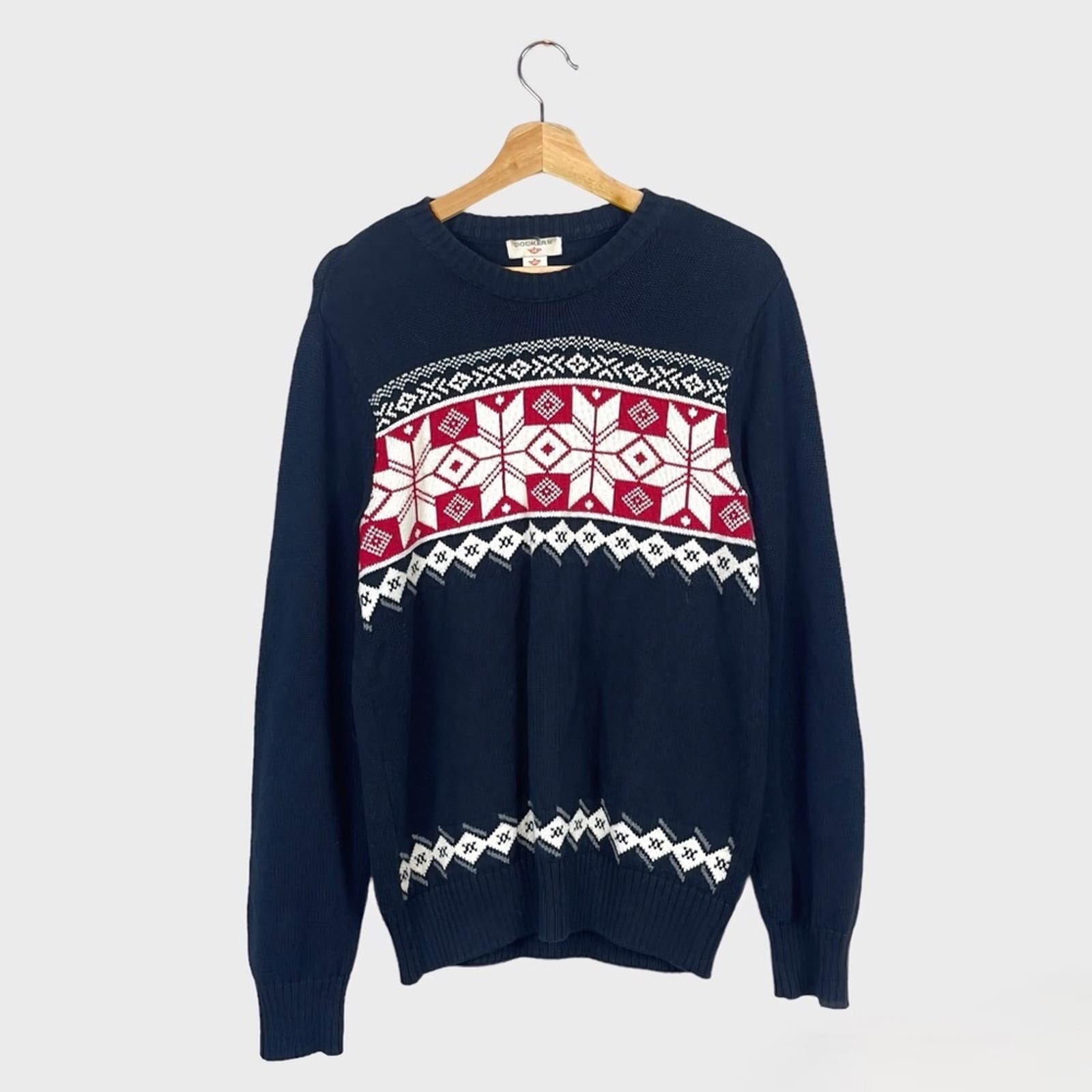 Dockers Snowflake Christmas Sweater Mkare Commerce